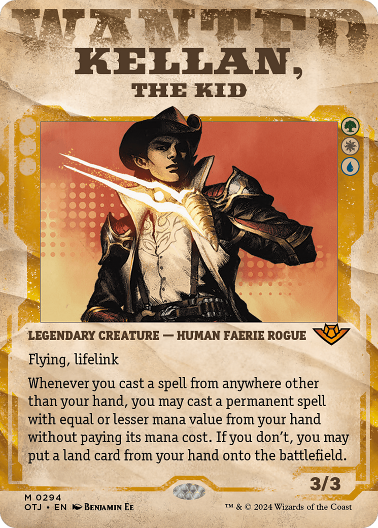 Kellan, the Kid (OTJ-294) [Outlaws of Thunder Junction]: (Showcase) (Borderless)