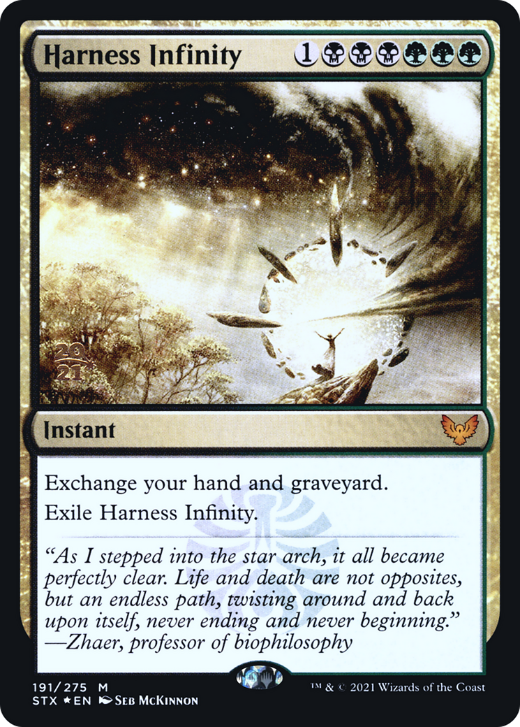 Harness Infinity (PRE-191S) [Strixhaven: School of Mages Promos] Foil