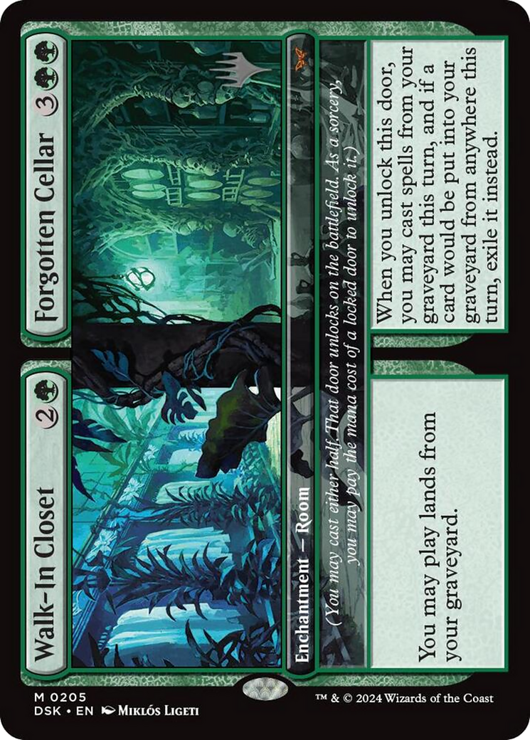 Walk-In Closet // Forgotten Cellar (PPDSK-205P) [Duskmourn: House of Horror Promos]