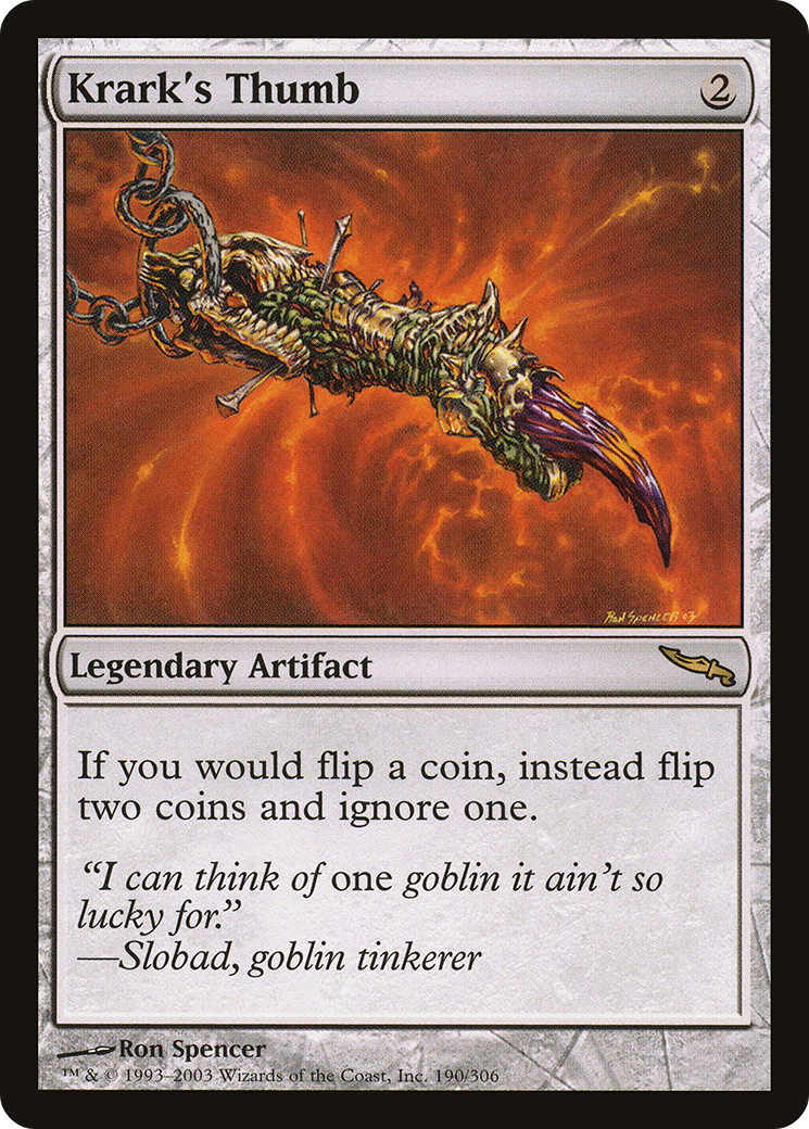 Krark's Thumb (MRD-190) [Mirrodin]