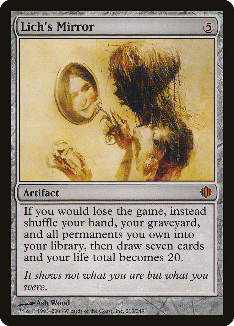Lich's Mirror (ALA-210) [Shards of Alara] Foil