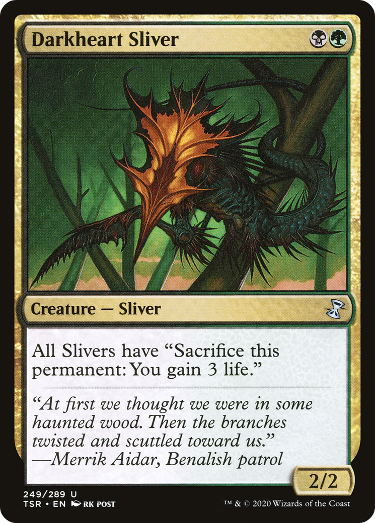 Darkheart Sliver (TSR-249) [Time Spiral Remastered]