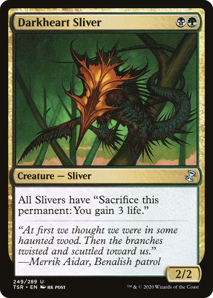 Darkheart Sliver (TSR-249) [Time Spiral Remastered]