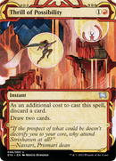 Thrill of Possibility (STA-046) (Showcase) (Borderless) [Strixhaven Mystical Archive] Foil