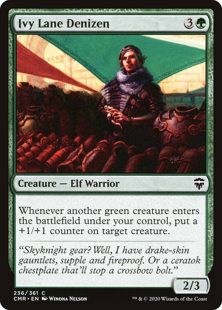Ivy Lane Denizen (CMR-236) [Commander Legends] Foil