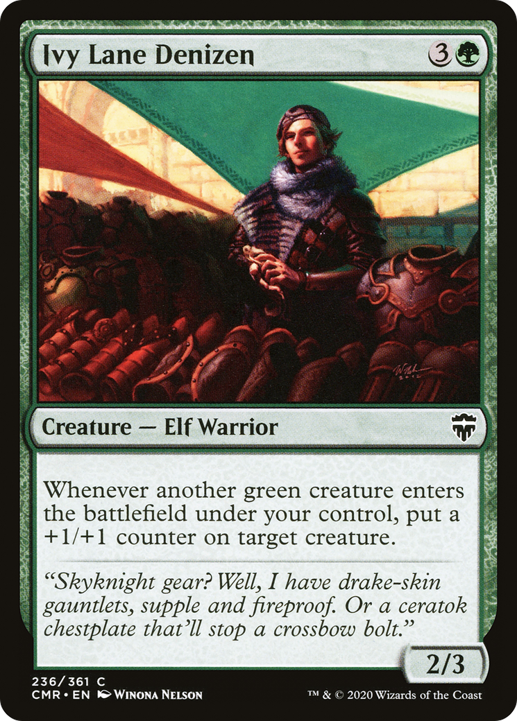 Ivy Lane Denizen (CMR-236) [Commander Legends] Foil
