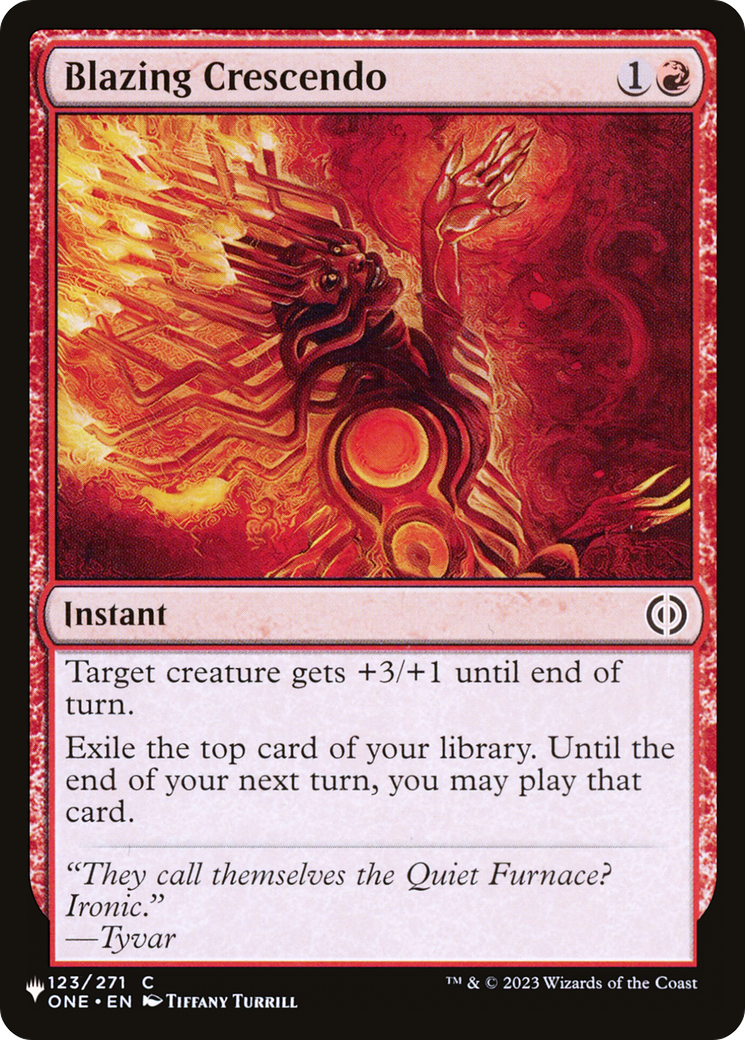 Blazing Crescendo (LIST-ONE-123) [The List]
