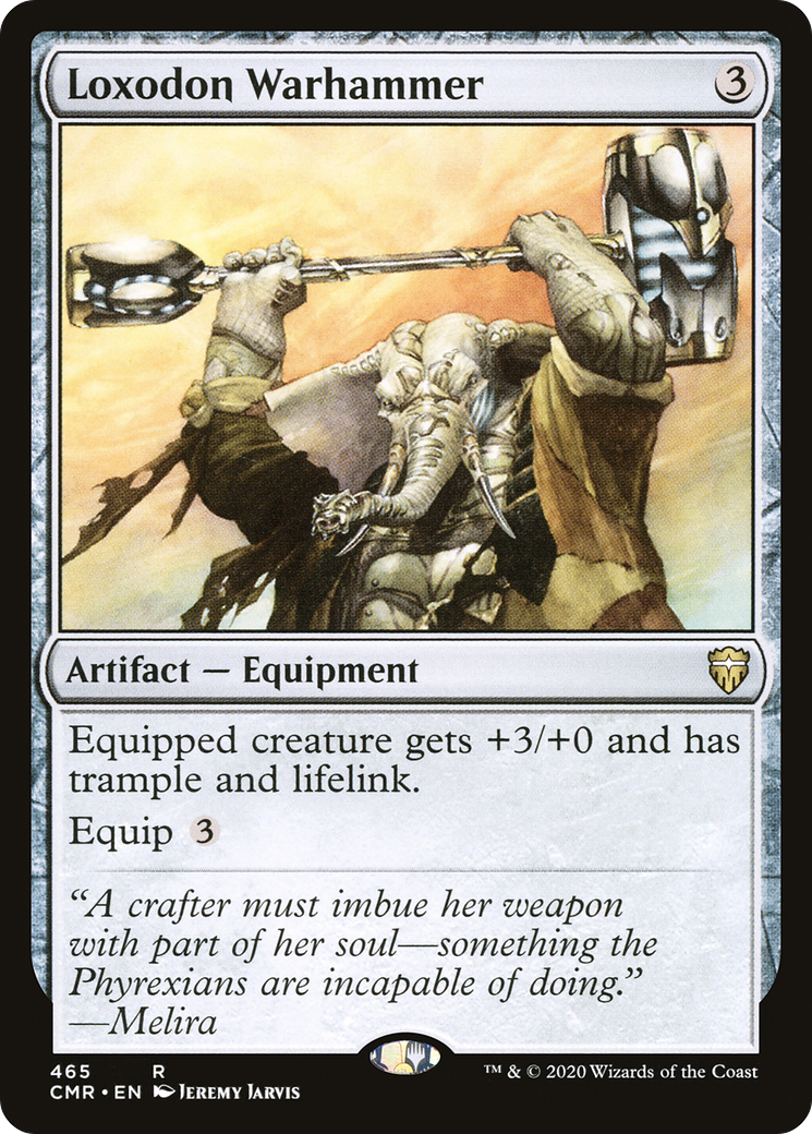 Loxodon Warhammer (CMR-465) [Commander Legends]