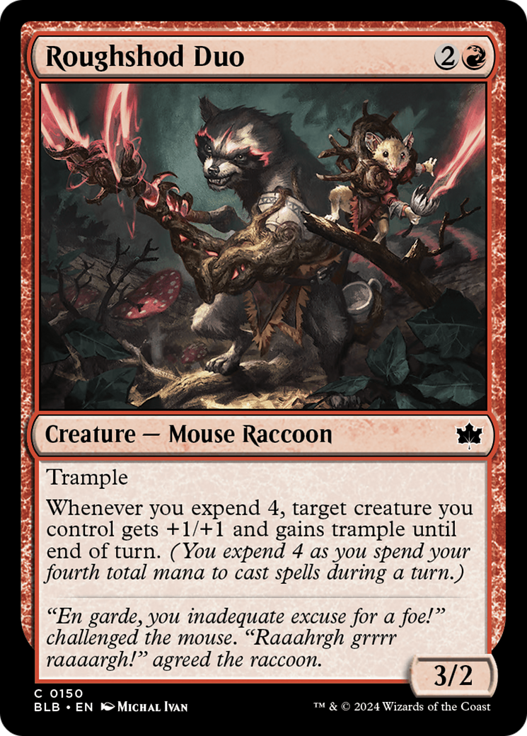 Roughshod Duo (BLB-150) [Bloomburrow] Foil