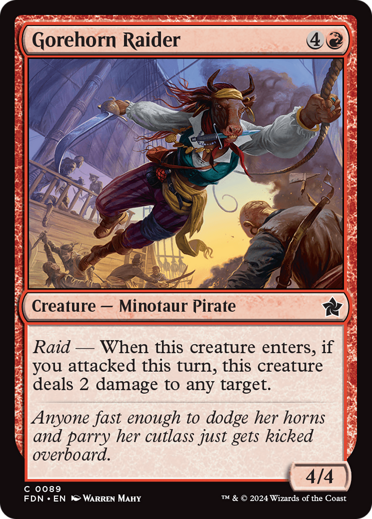 Gorehorn Raider (FDN-089) [Foundations]
