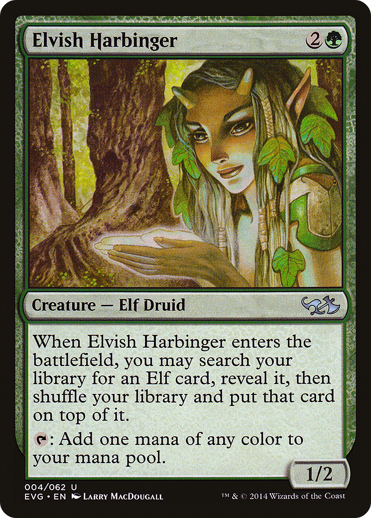 Elvish Harbinger (DD3-004) [Duel Decks Anthology: Elves vs. Goblins]