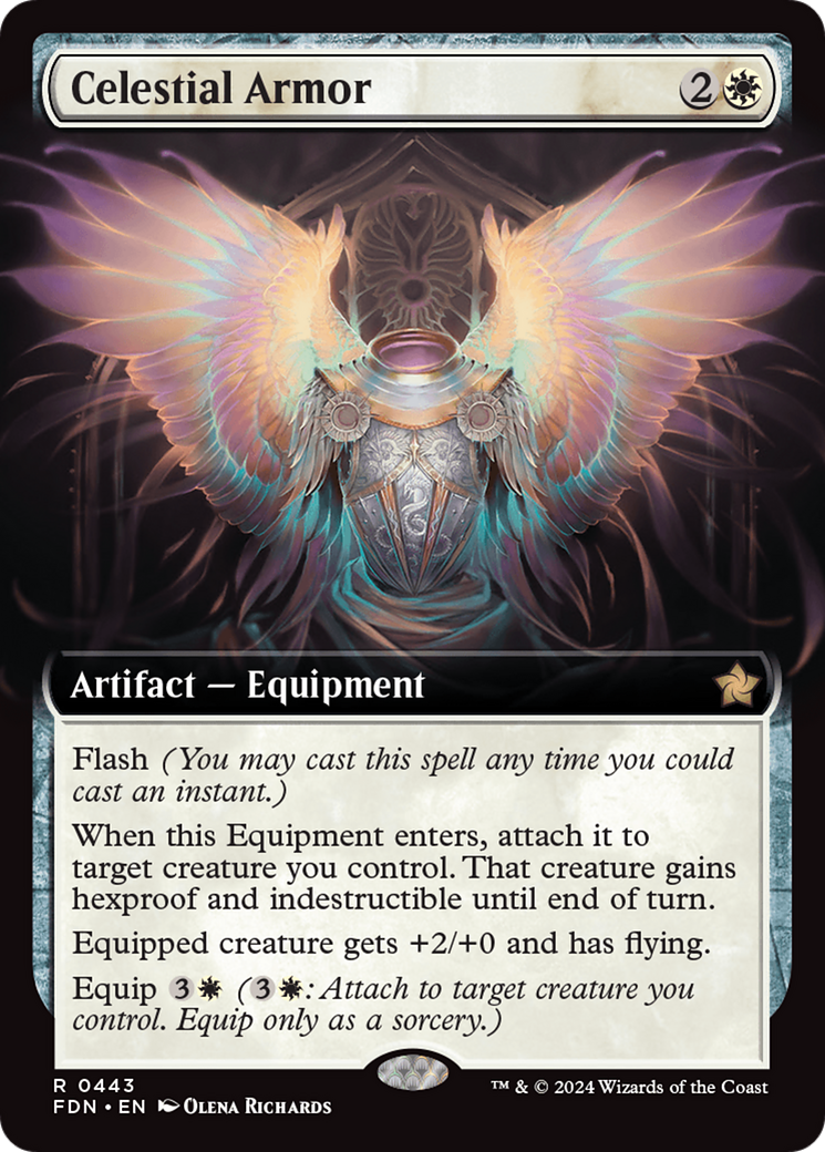 Celestial Armor (FDN-443) [Foundations]: (Extended Art) Foil