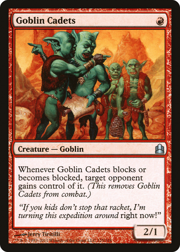Goblin Cadets (CMD-125) [Commander 2011]