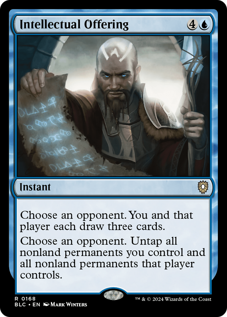 Intellectual Offering (BLC-168) [Bloomburrow Commander]