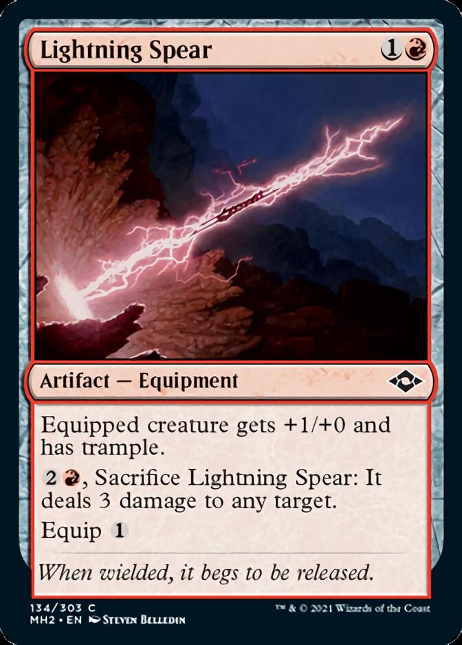 Lightning Spear (MH2-134) [Modern Horizons 2] Foil