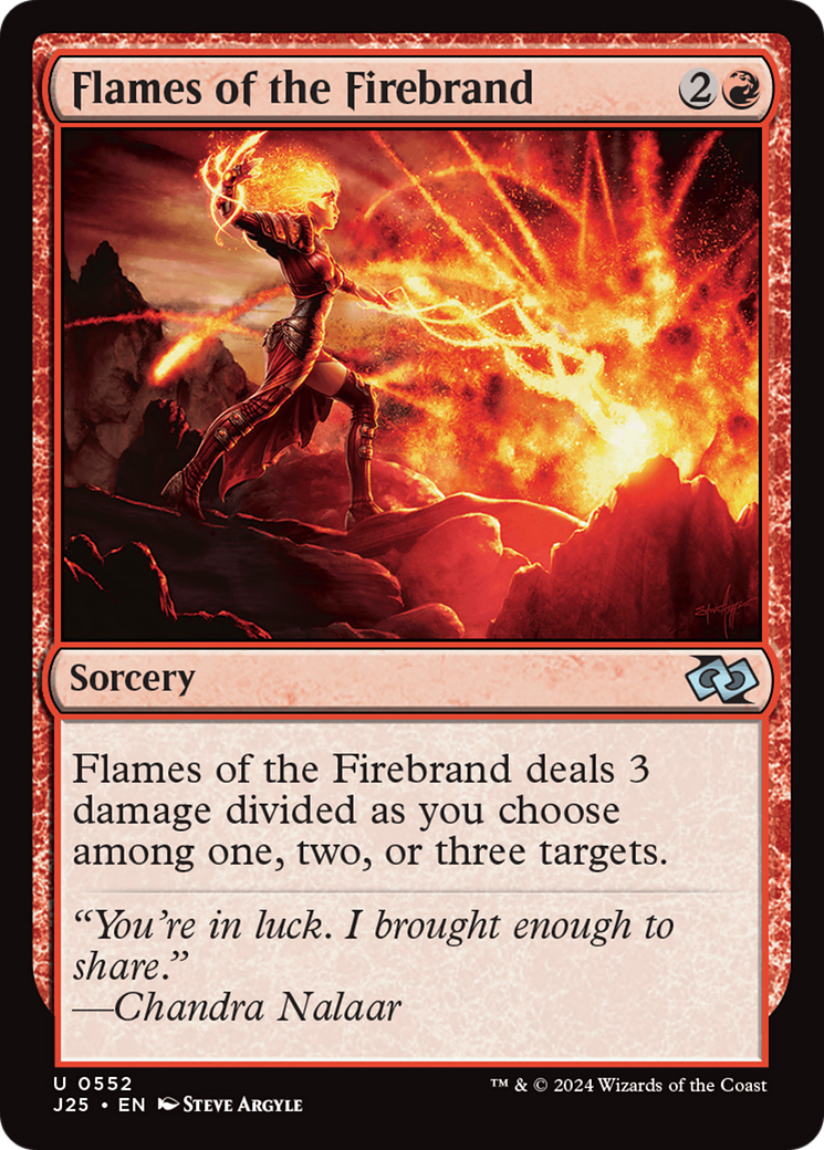 Flames of the Firebrand (J25-552) [Foundations Jumpstart]