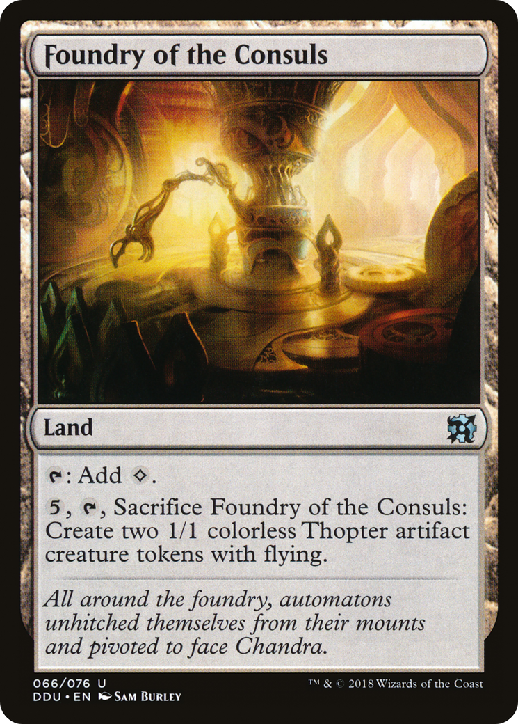 Foundry of the Consuls (DDU-066) [Duel Decks: Elves vs. Inventors]