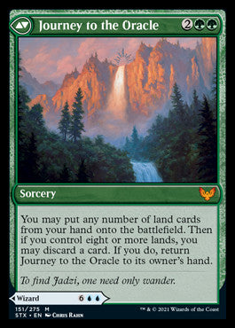 Jadzi, Oracle of Arcavios // Journey to the Oracle (STX-151) [Strixhaven: School of Mages] Foil