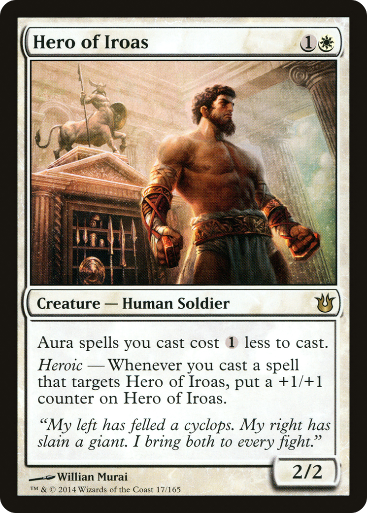 Hero of Iroas (BNG-017) [Born of the Gods]