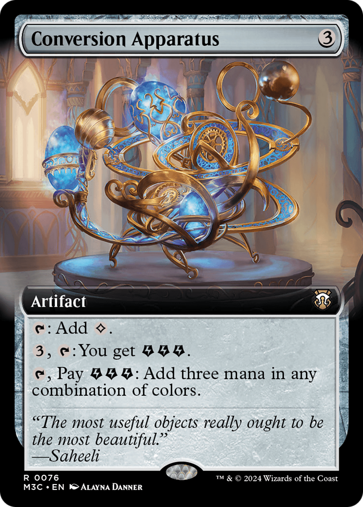 Conversion Apparatus (M3C-076) [Modern Horizons 3 Commander]: (Extended Art)