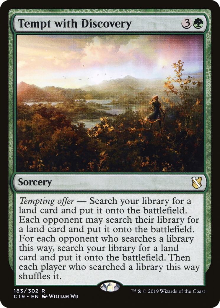 Tempt with Discovery (C19-183) [Commander 2019]