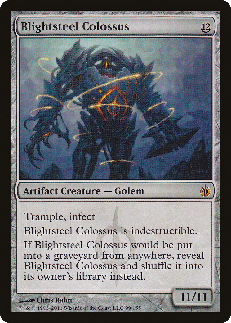 Blightsteel Colossus (MBS-099) [Mirrodin Besieged] Foil