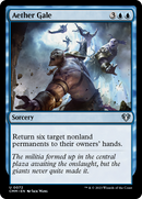 Aether Gale (CMM-072) [Commander Masters] Foil
