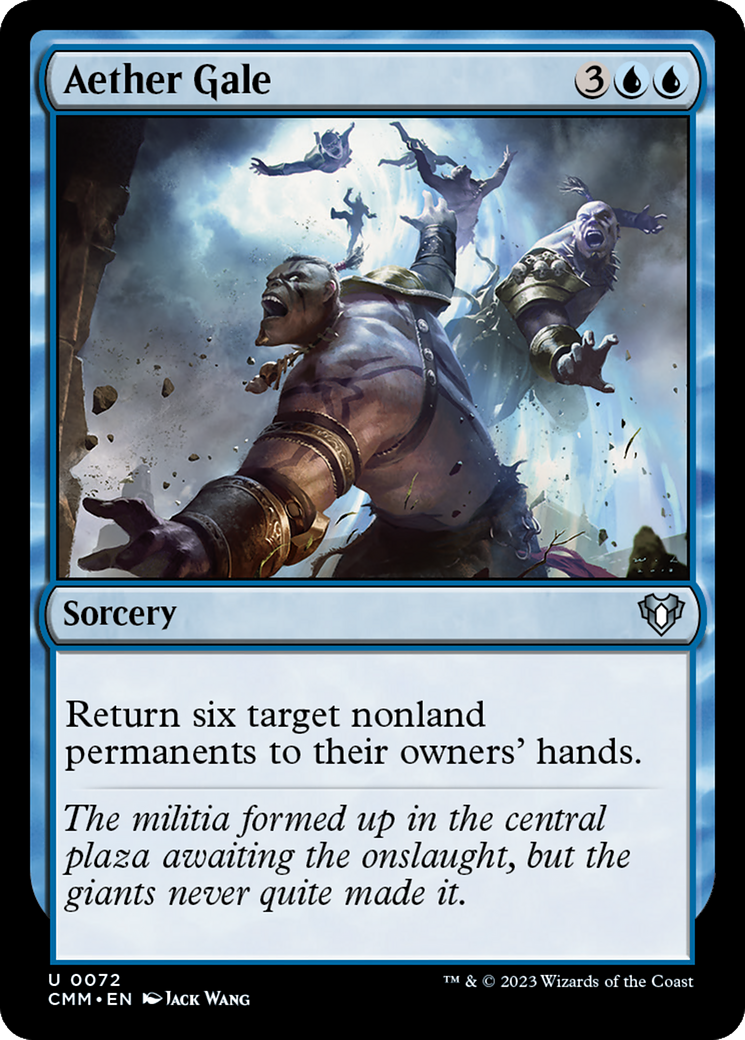 Aether Gale (CMM-072) [Commander Masters]