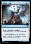 Aether Gale (CMM-072) [Commander Masters] Foil