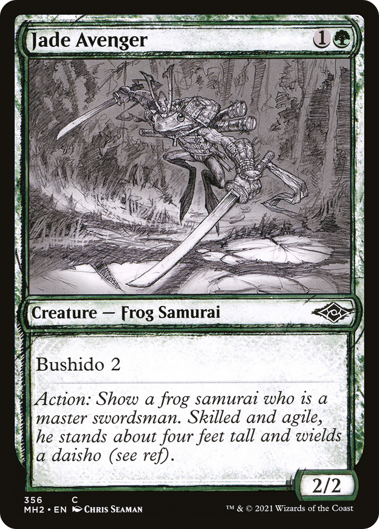 Jade Avenger (Showcase) (MH2-356) [Modern Horizons 2]