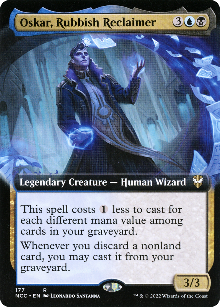 Oskar, Rubbish Reclaimer (NCC-177) [New Capenna Commander]: (Extended Art)