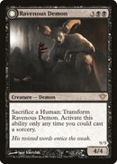 Ravenous Demon // Archdemon of Greed (DKA-071) [Dark Ascension]: (Double Faced Transform) Foil