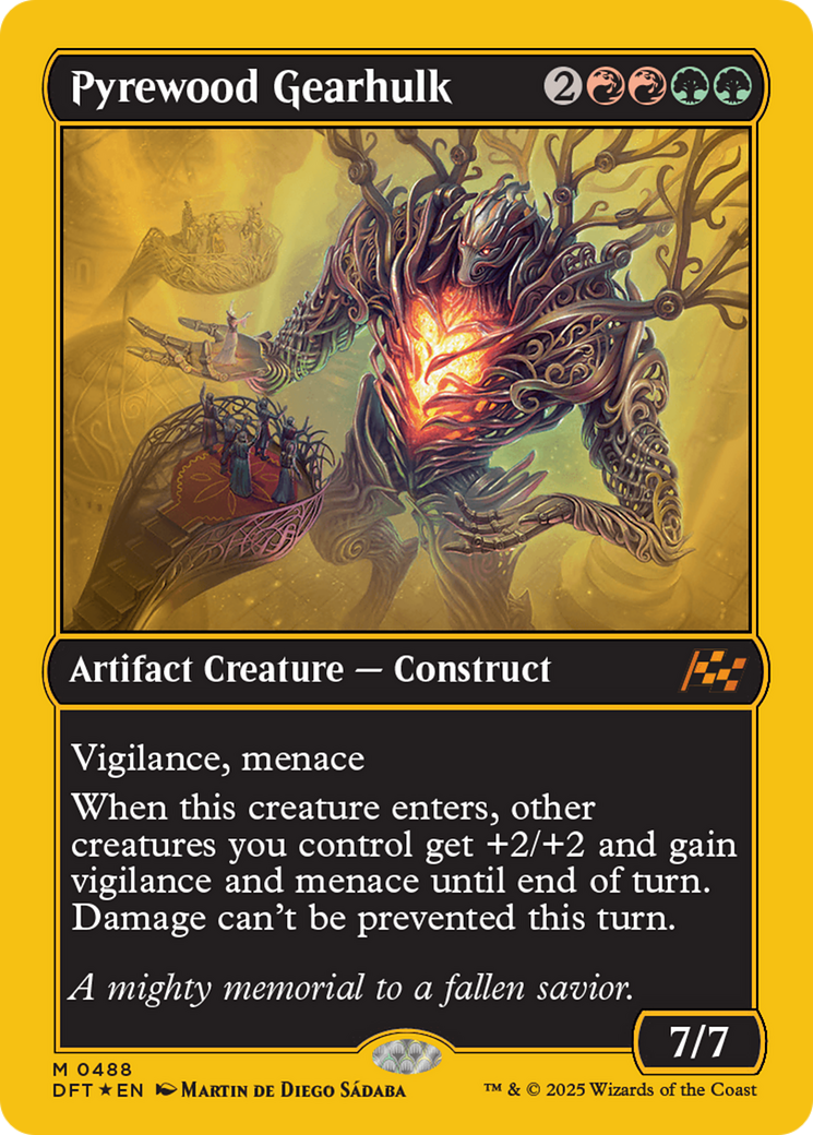 Pyrewood Gearhulk (DFT-488) [Aetherdrift] Foil