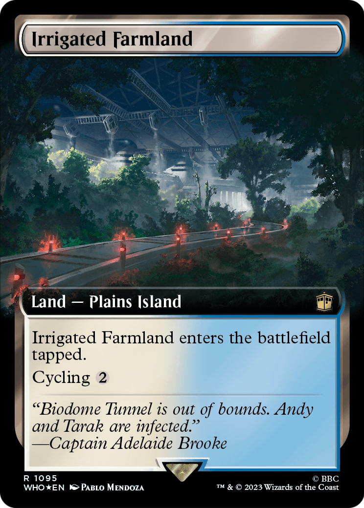 Irrigated Farmland (Extended Art) (Surge Foil) (WHO-1095) [Doctor Who] Foil