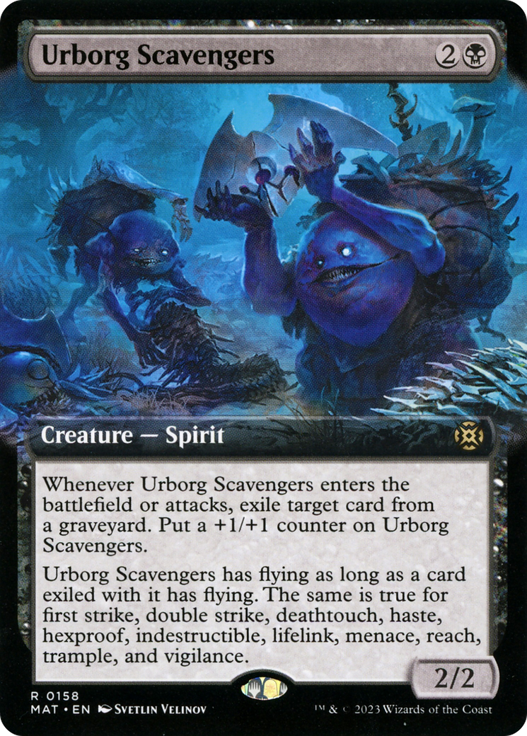 Urborg Scavengers (MAT-158) [March of the Machine: The Aftermath]: (Extended Art)