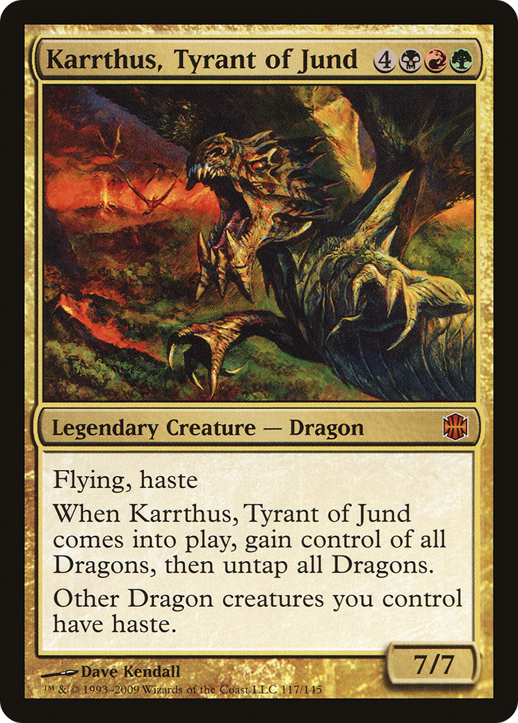 Karrthus, Tyrant of Jund (ARB-117) [Alara Reborn]