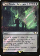 Their Number Is Legion (Surge Foil) (40K-063) [Warhammer 40,000 Commander] Foil