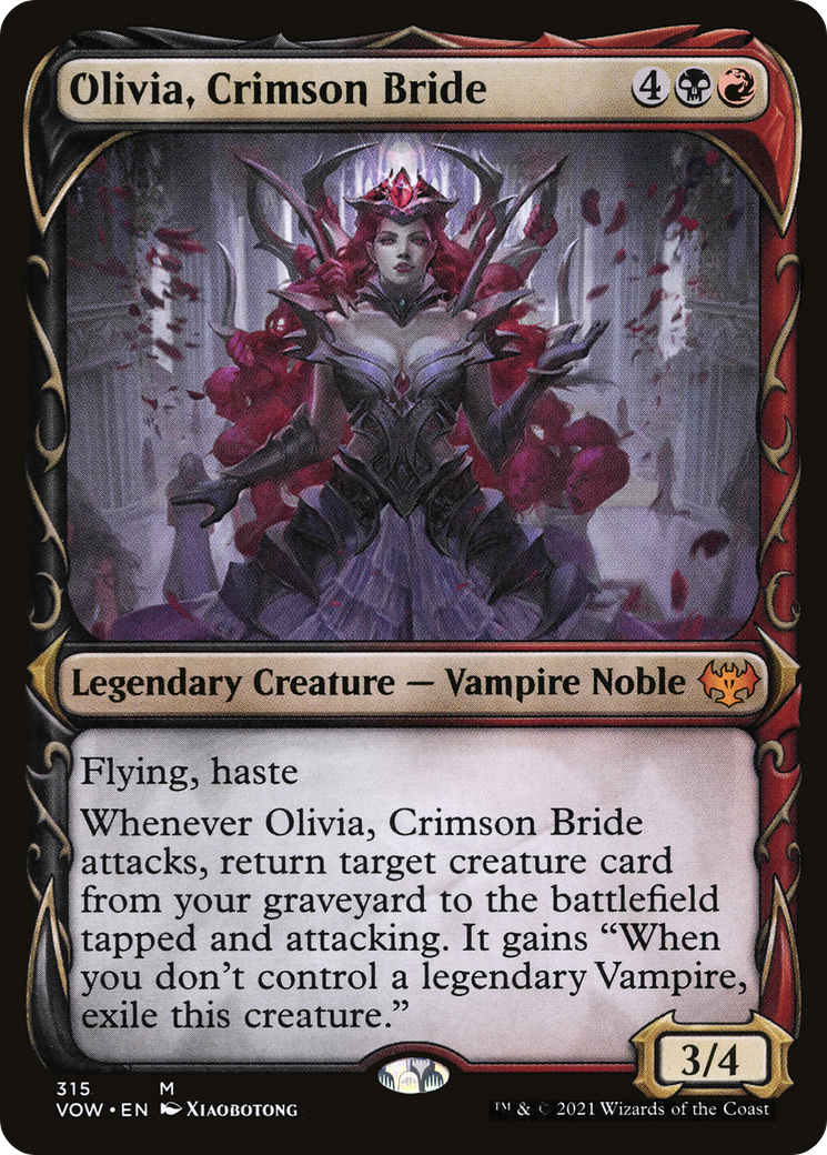 Olivia, Crimson Bride (Showcase) (VOW-315) [Innistrad: Crimson Vow]