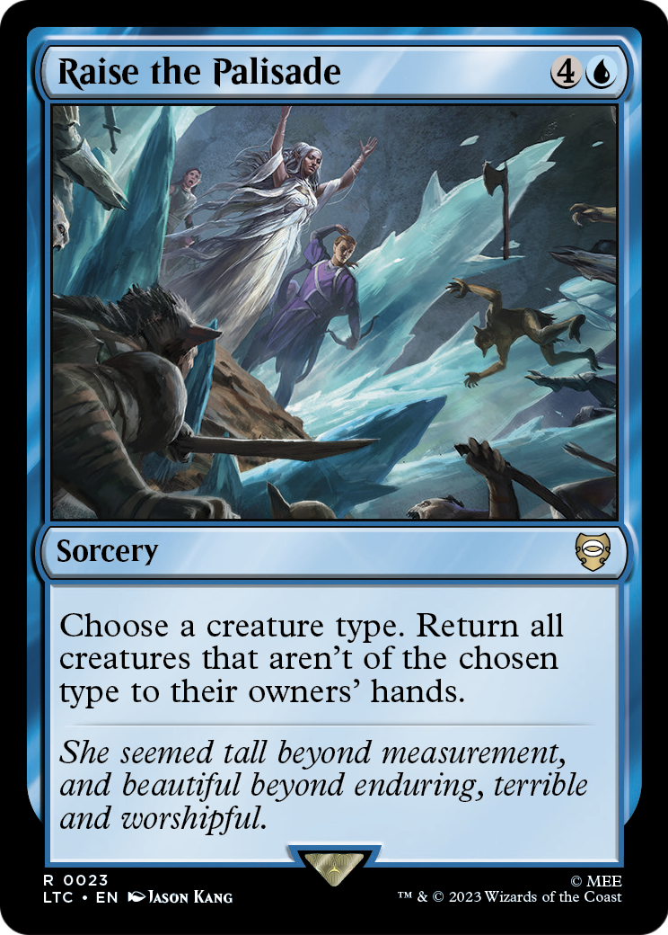 Raise the Palisade (LTC-023) [Tales of Middle-earth Commander]