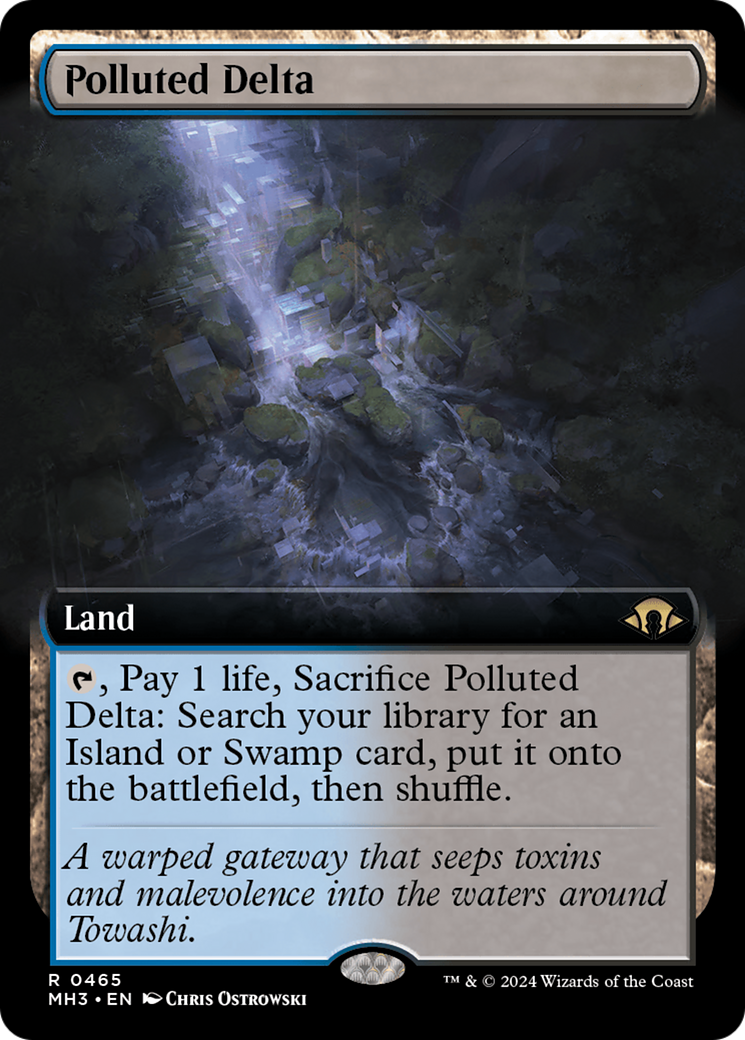 Polluted Delta (MH3-465) [Modern Horizons 3]: (Extended Art)