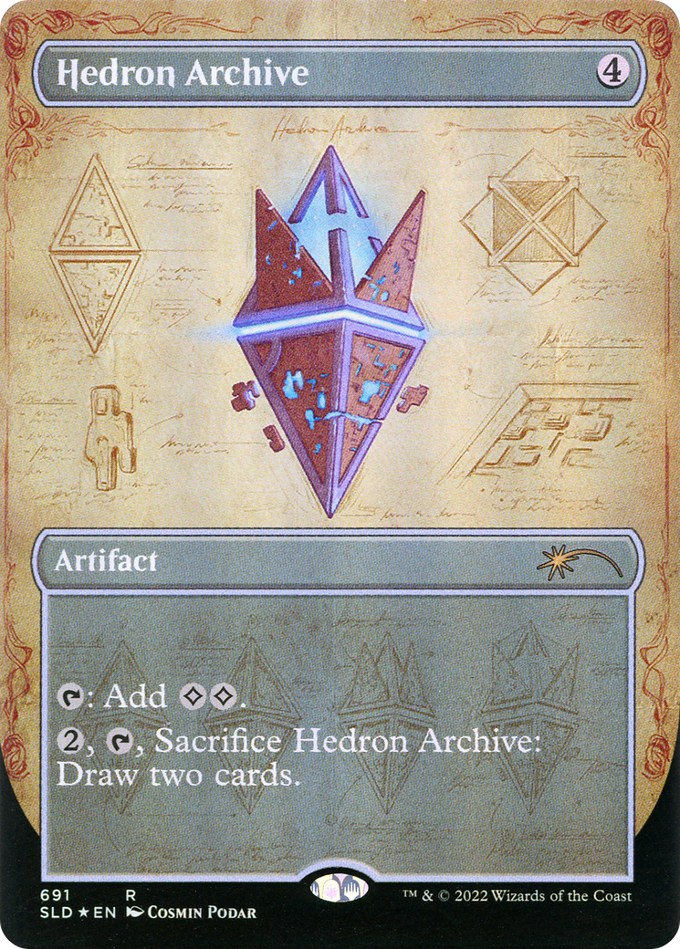 Hedron Archive (SLD-691) [Secret Lair Drop] (Borderless) Foil