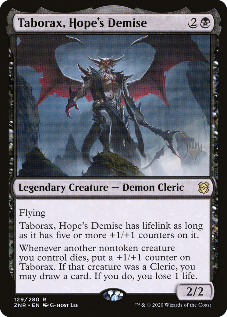 Taborax, Hope's Demise (PPZNR-129P) [Promo Pack: Zendikar Rising Promos]