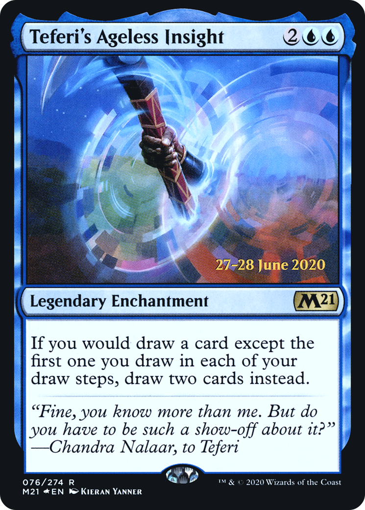 Teferi's Ageless Insight (PRE-76S) [Core Set 2021 Promos] Foil