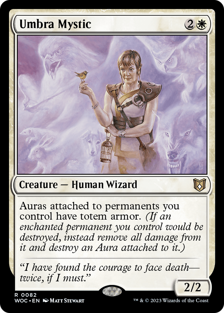 Umbra Mystic (WOC-082) [Wilds of Eldraine Commander]
