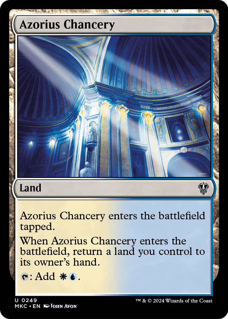 Azorius Chancery (MKC-249) [Murders at Karlov Manor Commander]