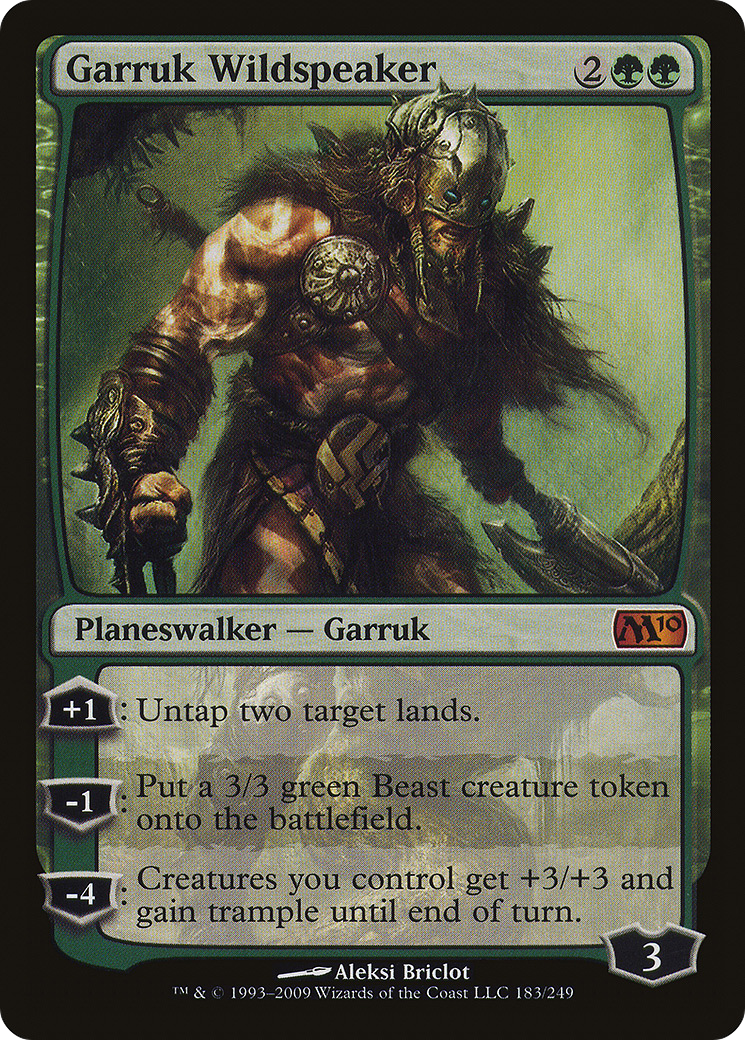 Garruk Wildspeaker (M10-183) [Magic 2010] Foil