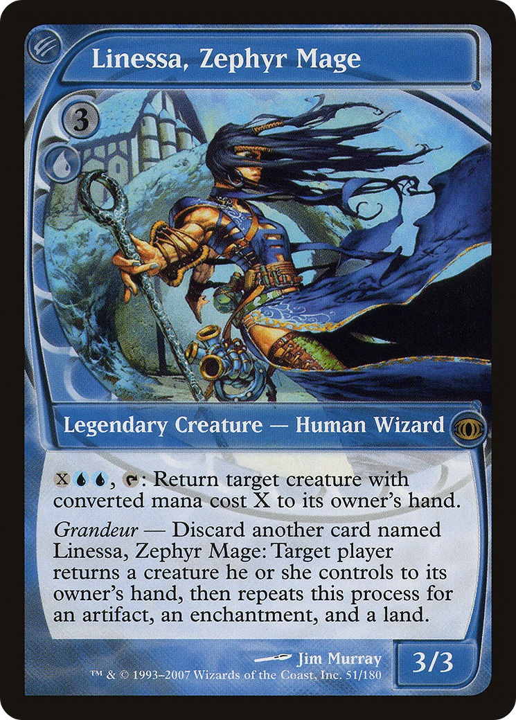 Linessa, Zephyr Mage (FUT-051) [Future Sight] Foil