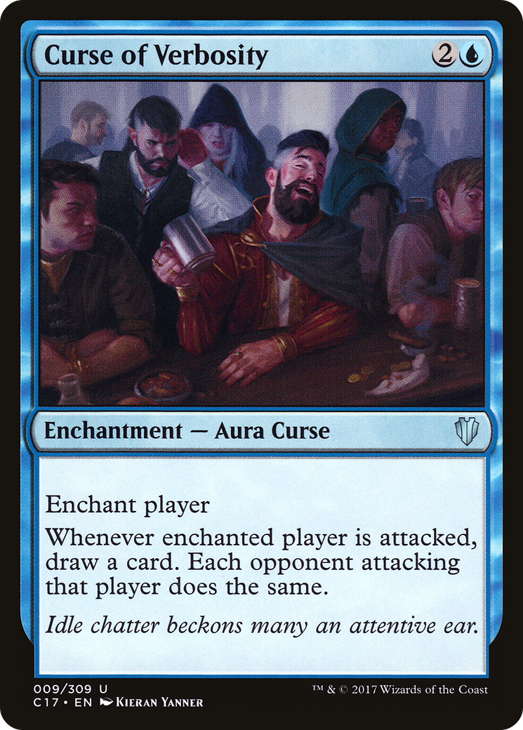 Curse of Verbosity (C17-009) [Commander 2017]