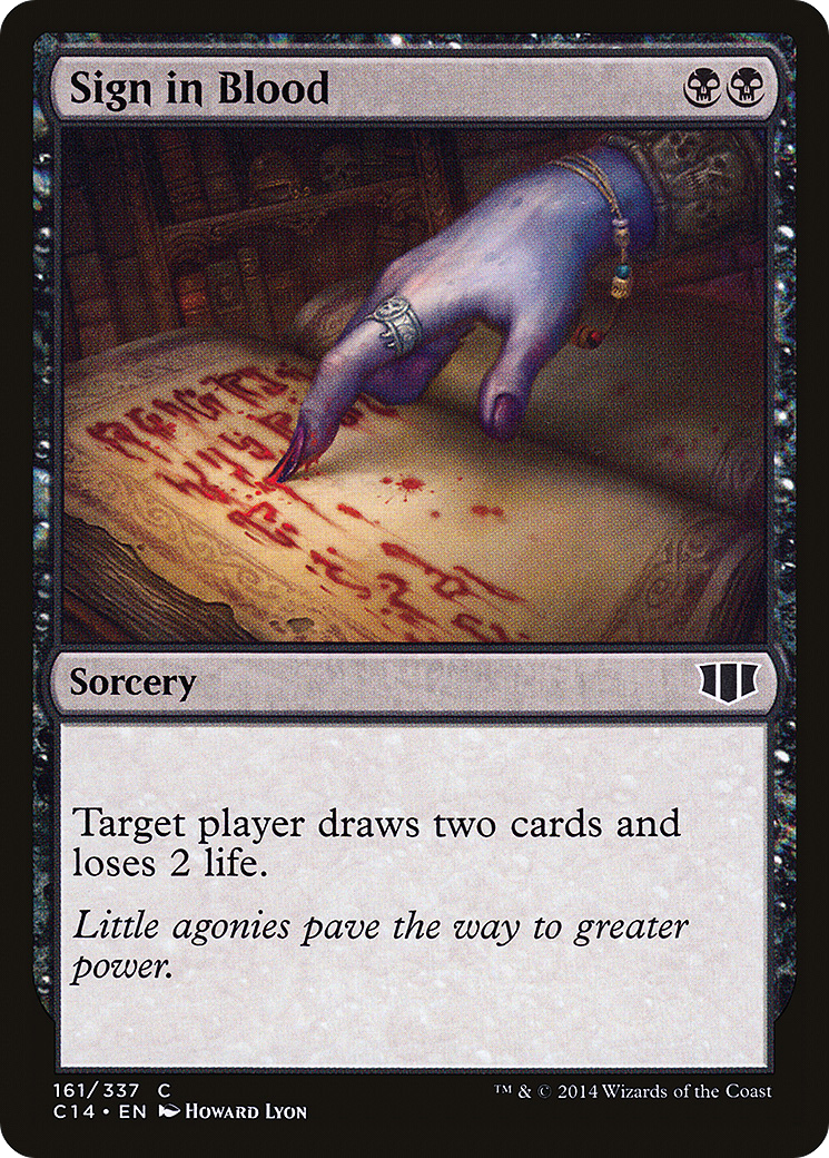 Sign in Blood (C14-161) [Commander 2014]