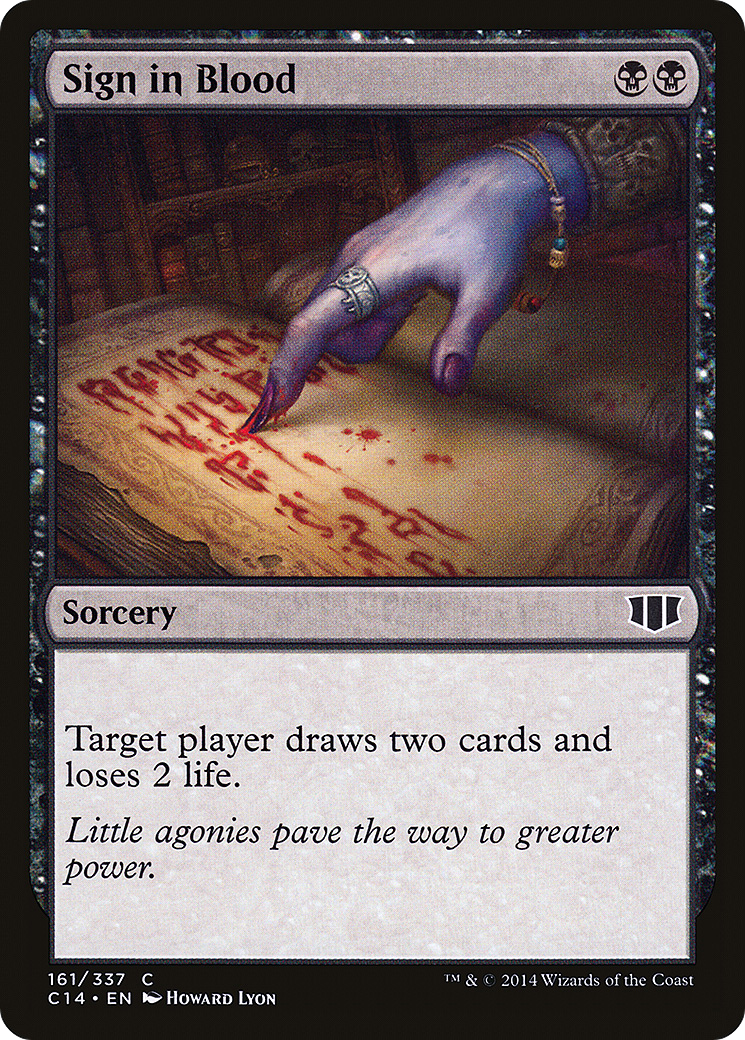 Sign in Blood (C14-161) [Commander 2014]